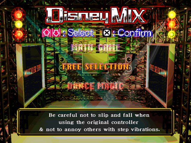 Dance Dance Revolution - Disney Mix background