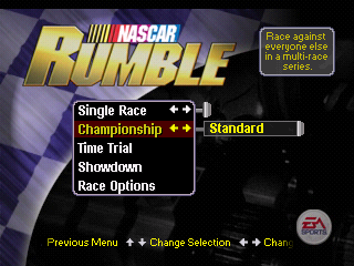 NASCAR Rumble (USA) background