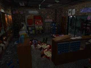 Resident Evil 2 - Dual Shock Ver. (Disc 1) (Leon) background