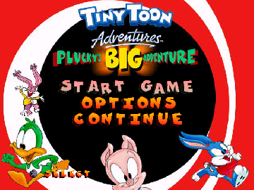 Tiny Toon Adventures - Plucky's Big Adventure background